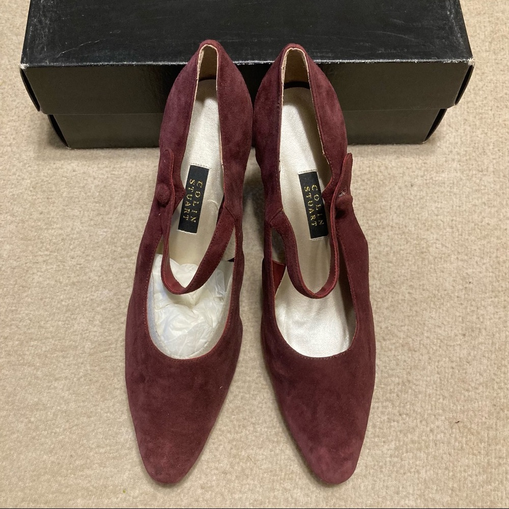 Suede Colin Stuart Heels - Picture 2 of 4